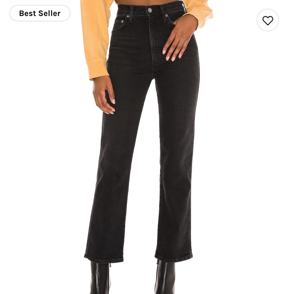 Agolde High Rise Kick Flare Stretch Denim